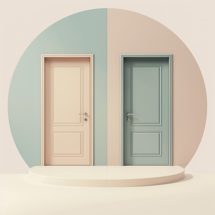 תמונת דלתות פנים